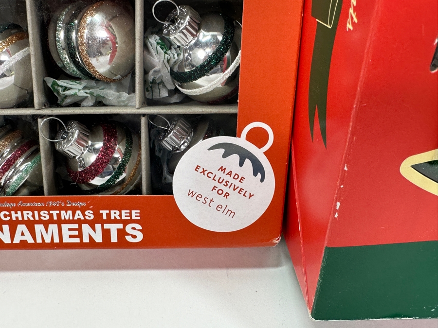 Christopher Radko Shiny Brite Glass Christmas Tree Ornaments [Photo 5]
