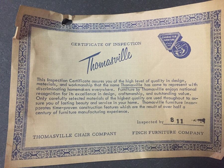 Thomasville Drum Table with Flagstone Top [Photo 3]