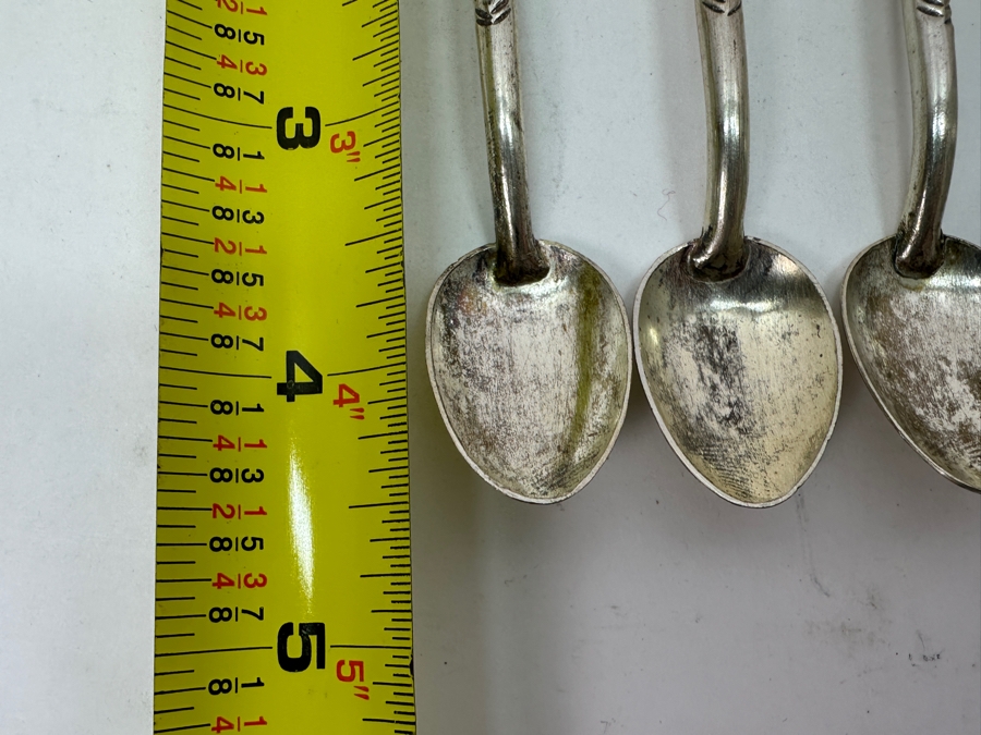 Just Added - (8) Vintage Silverplate Spoons 4.5'L [Photo 5]