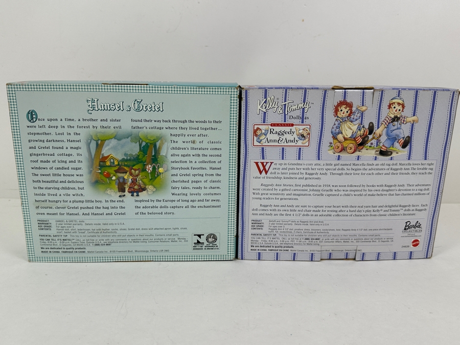 Mattel Barbie Collectibles Collector Edition Hansel & Gretel And Raggedy Ann & Andy Barbie Dolls With Boxes 1999 & 2000 [Photo 6]