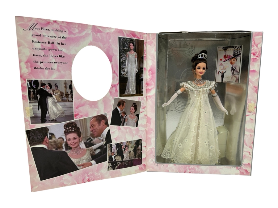 Vintage 1995 Mattel Hollywood Legends Collection Eliza Doolittle In My Fair Lady Barbie Doll With Box 15500 [Photo 1]