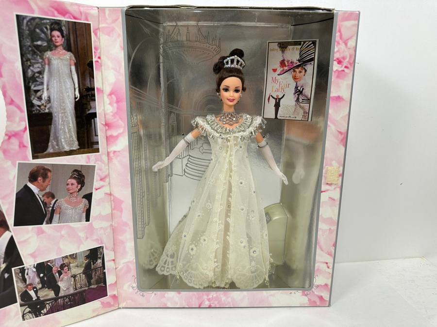Vintage 1995 Mattel Hollywood Legends Collection Eliza Doolittle In My Fair Lady Barbie Doll With Box 15500 [Photo 4]