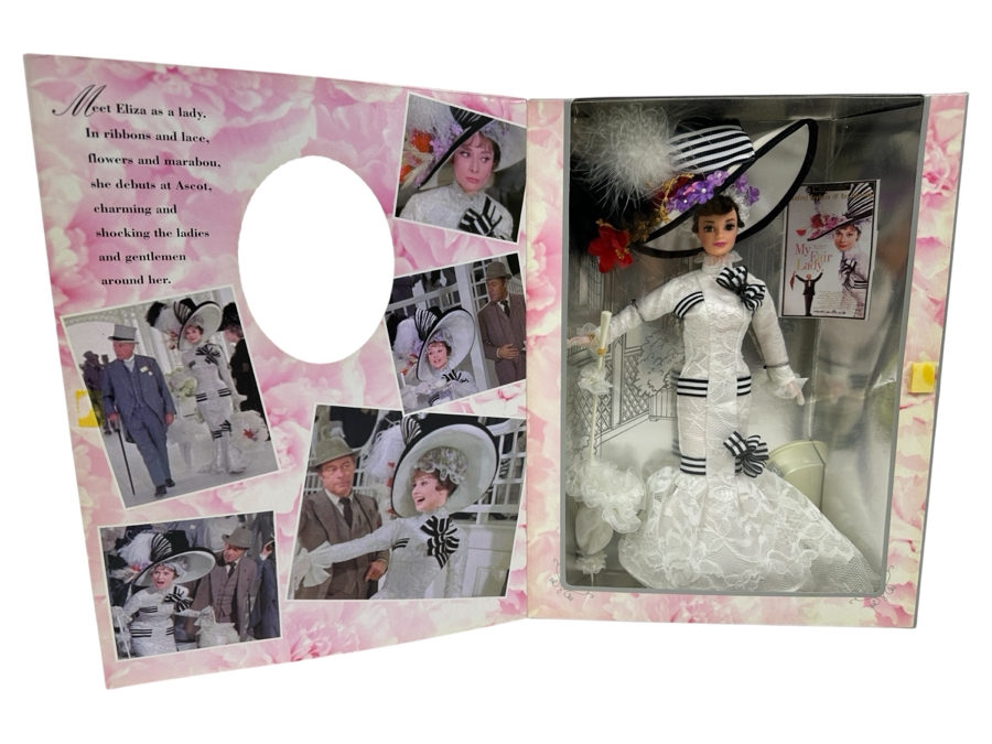 Vintage 1995 Mattel Hollywood Legends Collection Eliza Doolittle In My Fair Lady Barbie Doll With Box 15497 [Photo 1]
