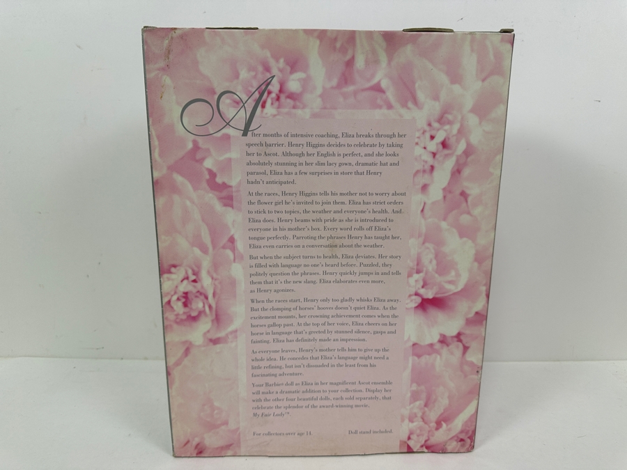 Vintage 1995 Mattel Hollywood Legends Collection Eliza Doolittle In My Fair Lady Barbie Doll With Box 15497 [Photo 5]