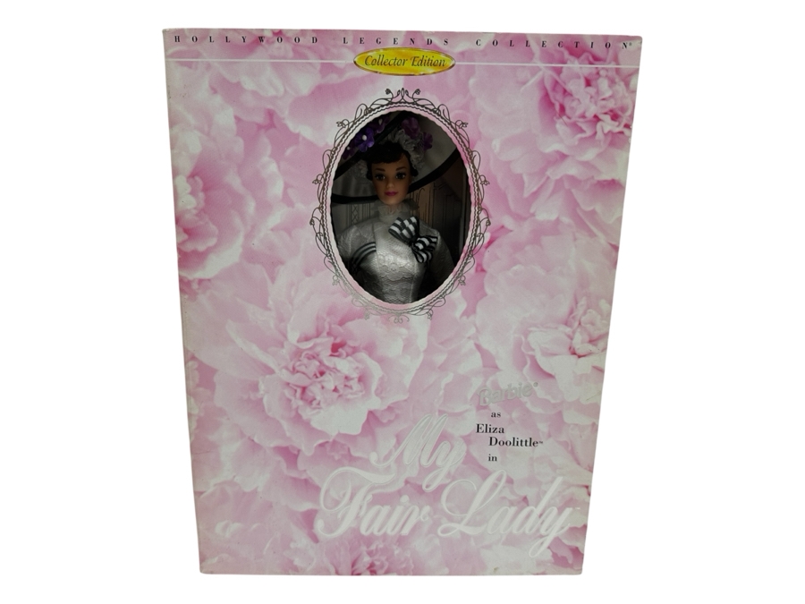 Vintage 1995 Mattel Hollywood Legends Collection Eliza Doolittle In My Fair Lady Barbie Doll With Box 15497 [Photo 2]