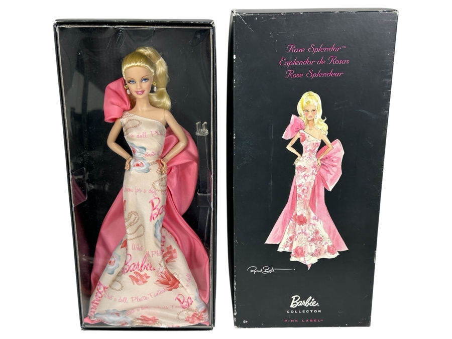 Vintage 2010 Mattel Barbie Pink Label Rose Splendor In Box T4349 [Photo 1]