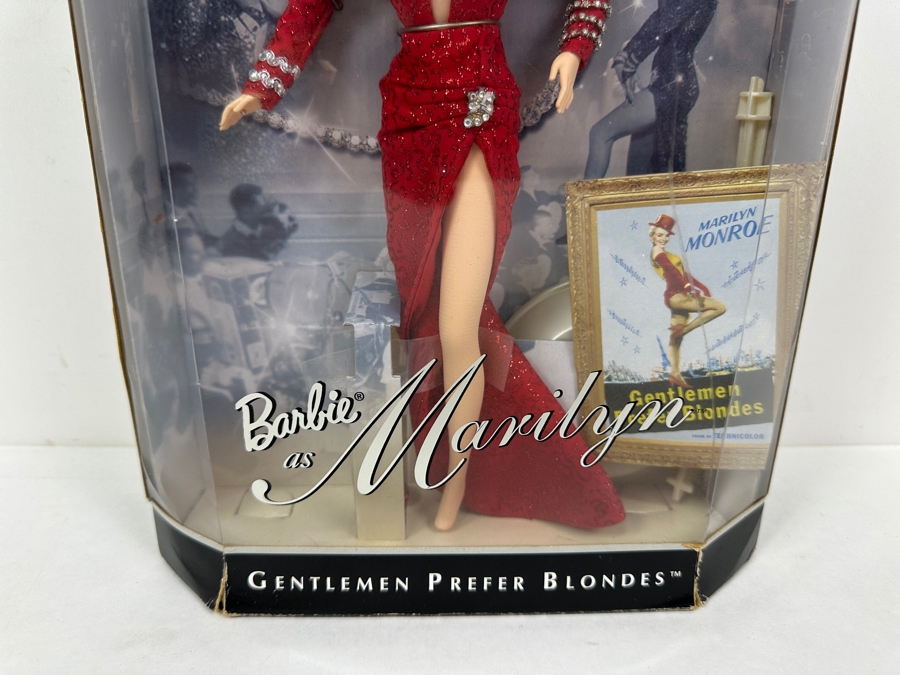 Vintage 1997 Mattel Barbie Collector Edition Hollywood Legends Collection Barbie As Marilyn Gentlemen Prefer Blondes In Box 17452 [Photo 3]