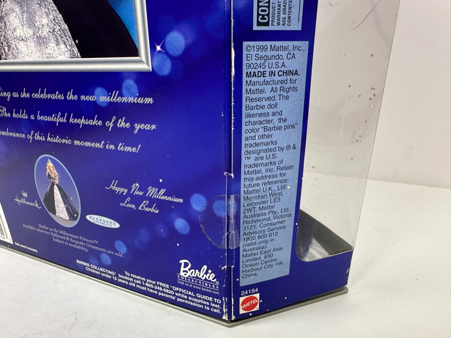 Vintage 1999 Mattel Barbie Special Millennium Edition Millennium Princess Barbie In Box 24154 [Photo 7]