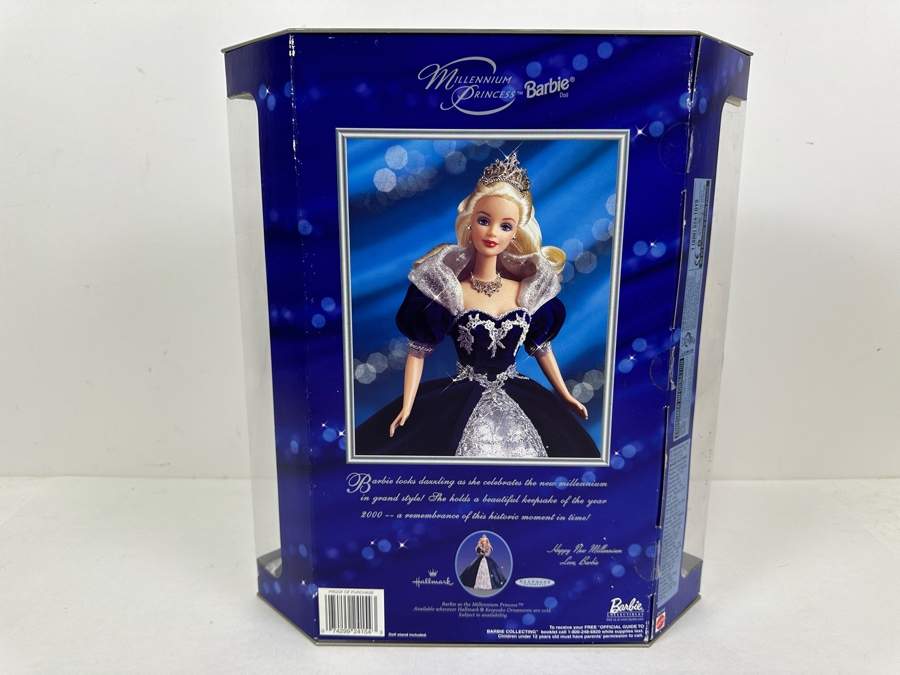 Vintage 1999 Mattel Barbie Special Millennium Edition Millennium Princess Barbie In Box 24154 [Photo 6]