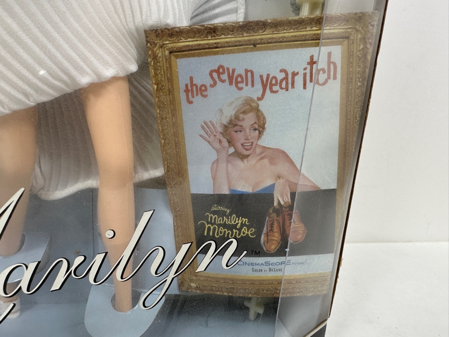 Vintage 1997 Mattel Barbie Collector Edition Hollywood Legends Collection Barbie As Marilyn The Seven Year Itch In Box 17155 [Photo 3]