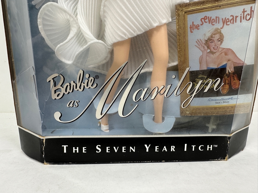 Vintage 1997 Mattel Barbie Collector Edition Hollywood Legends Collection Barbie As Marilyn The Seven Year Itch In Box 17155 [Photo 4]
