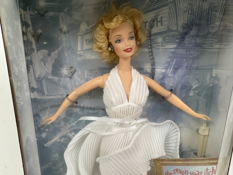 Vintage 1997 Mattel Barbie Collector Edition Hollywood Legends Collection Barbie As Marilyn The Seven Year Itch In Box 17155 [Photo 2]
