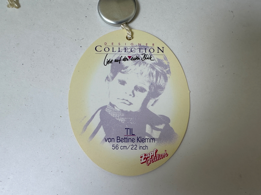 New German Zapf Creations Designer Collection Doll In Box Til Von Bettine Klemm 22'H [Photo 10]