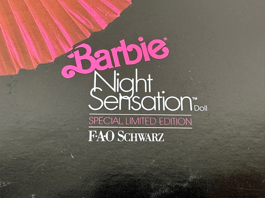 Vintage 1991 Mattel Barbie Night Sensations Special Limited Edition FAO Schwarz Barbie Doll With Box 2921 [Photo 6]