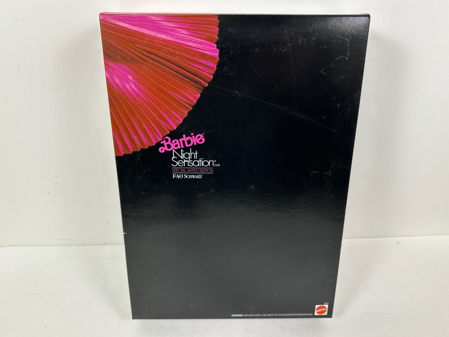 Vintage 1991 Mattel Barbie Night Sensations Special Limited Edition FAO Schwarz Barbie Doll With Box 2921 [Photo 2]