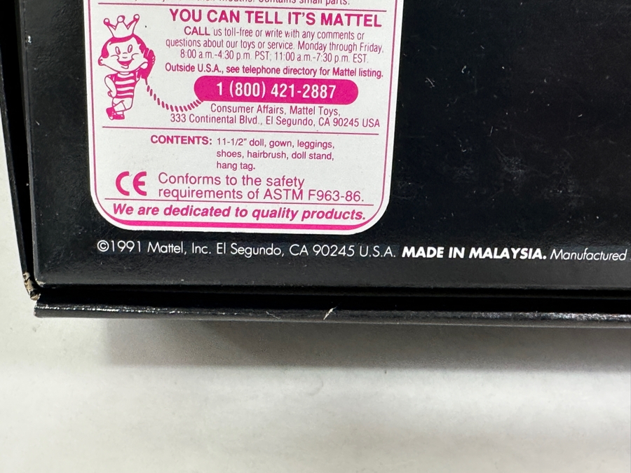 Vintage 1991 Mattel Barbie Night Sensations Special Limited Edition FAO Schwarz Barbie Doll With Box 2921 [Photo 8]