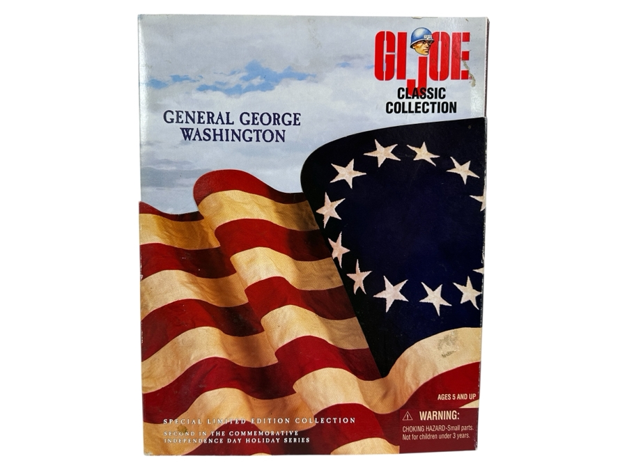 Vintage 1998 G.I. Joe Classic Collection General George Washington Special Limited Edition Collection Kenner Hasbro In Box [Photo 2]