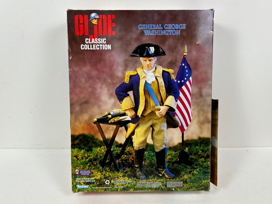Vintage 1998 G.I. Joe Classic Collection General George Washington Special Limited Edition Collection Kenner Hasbro In Box [Photo 9]