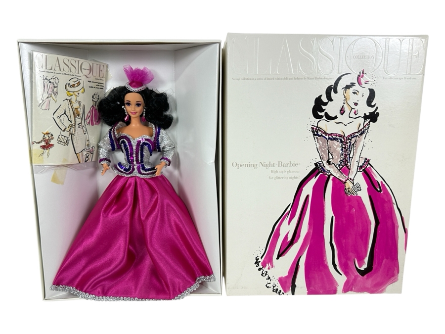 Vintage 1993 Mattel Classique Collection Opening Night Barbie Doll With Box 10148