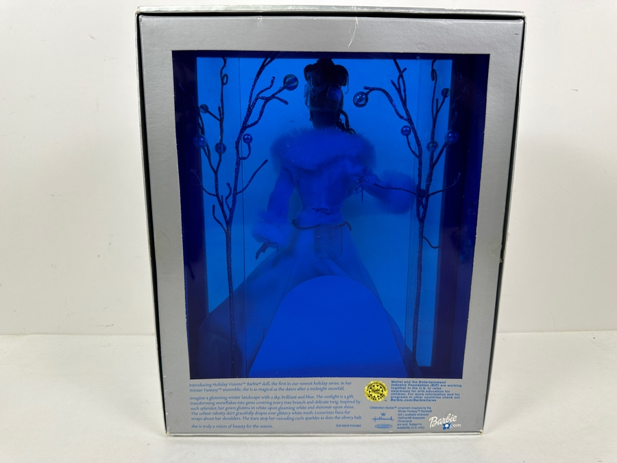 Vintage 2003 Mattel Winter Fantasy First In The Series Special Edition Barbie Doll With Box B2519 [Photo 5]