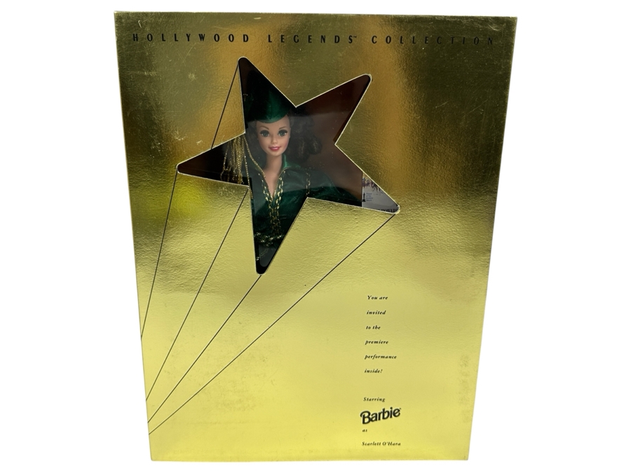 Vintage 1994 Mattel Hollywood Legends Collection Scarlett O'Hara Gone With The Wind Barbie Doll With Box 12045 [Photo 2]