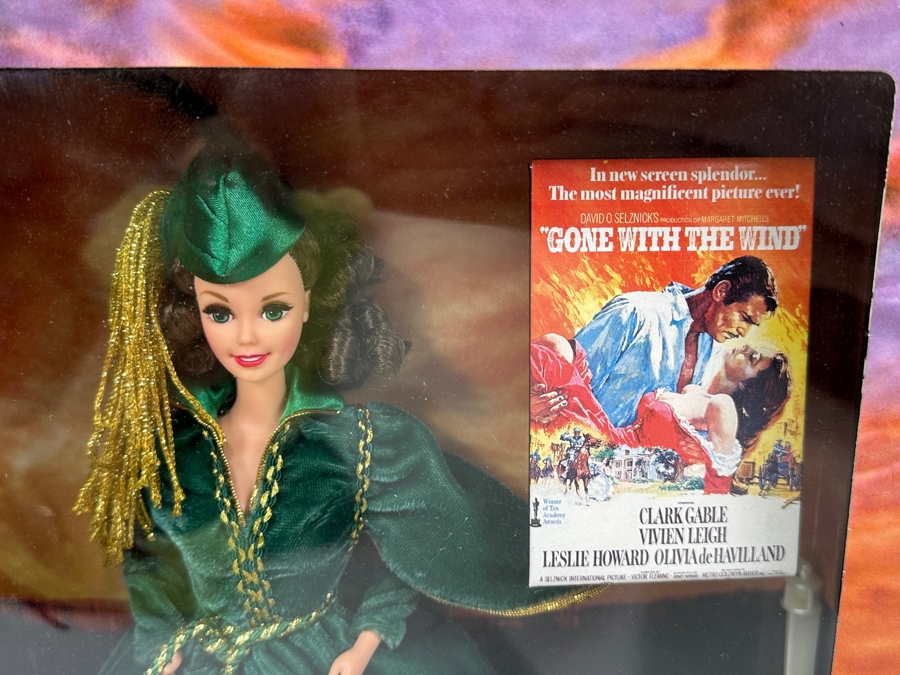 Vintage 1994 Mattel Hollywood Legends Collection Scarlett O'Hara Gone With The Wind Barbie Doll With Box 12045 [Photo 6]