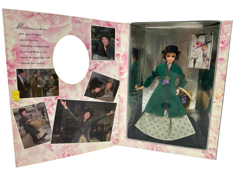 Vintage 1995 Mattel Hollywood Legends Collection Eliza Doolittle In My Fair Lady Barbie Doll With Box [Photo 1]