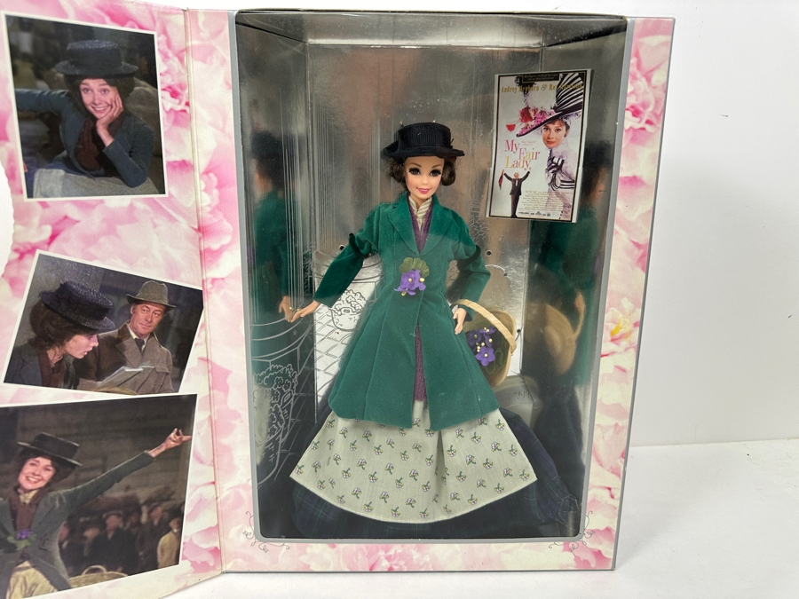 Vintage 1995 Mattel Hollywood Legends Collection Eliza Doolittle In My Fair Lady Barbie Doll With Box [Photo 4]