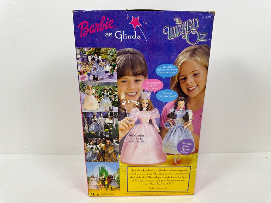 Vintage 1999 Mattel Glinda In The Wizard Of Oz Barbie Doll With Box 25813 [Photo 4]