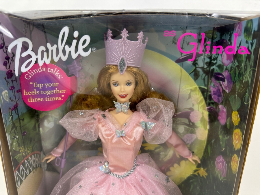 Vintage 1999 Mattel Glinda In The Wizard Of Oz Barbie Doll With Box 25813 [Photo 2]