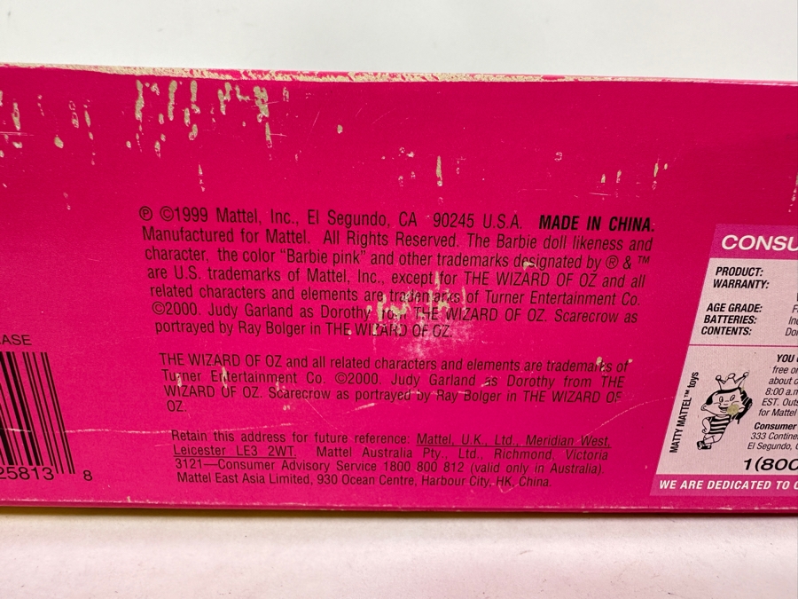 Vintage 1999 Mattel Glinda In The Wizard Of Oz Barbie Doll With Box 25813 [Photo 6]