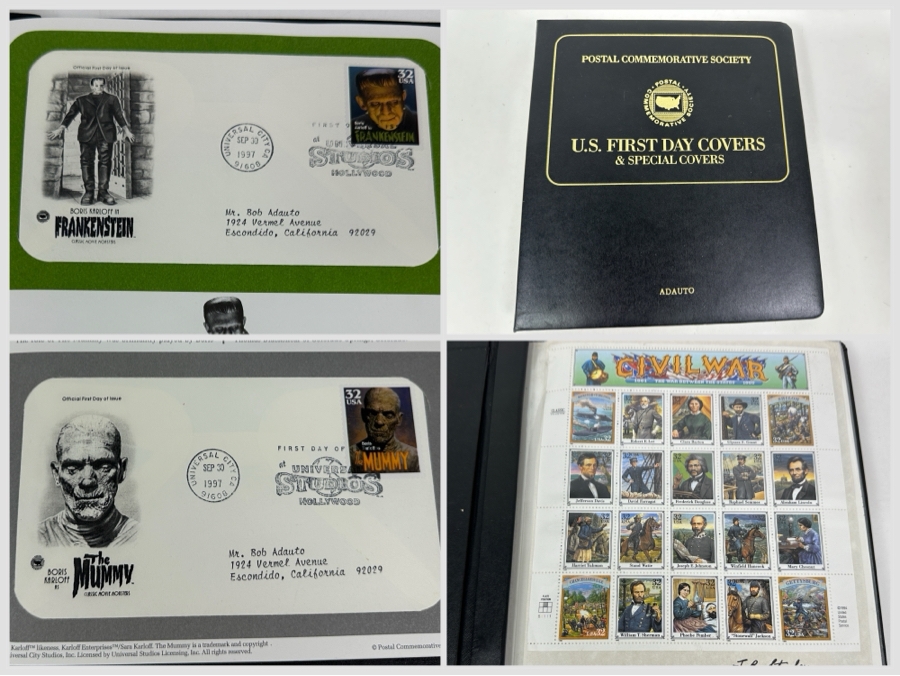 US Mint Postage Stamps & First Day Covers - See Photos For Sampling