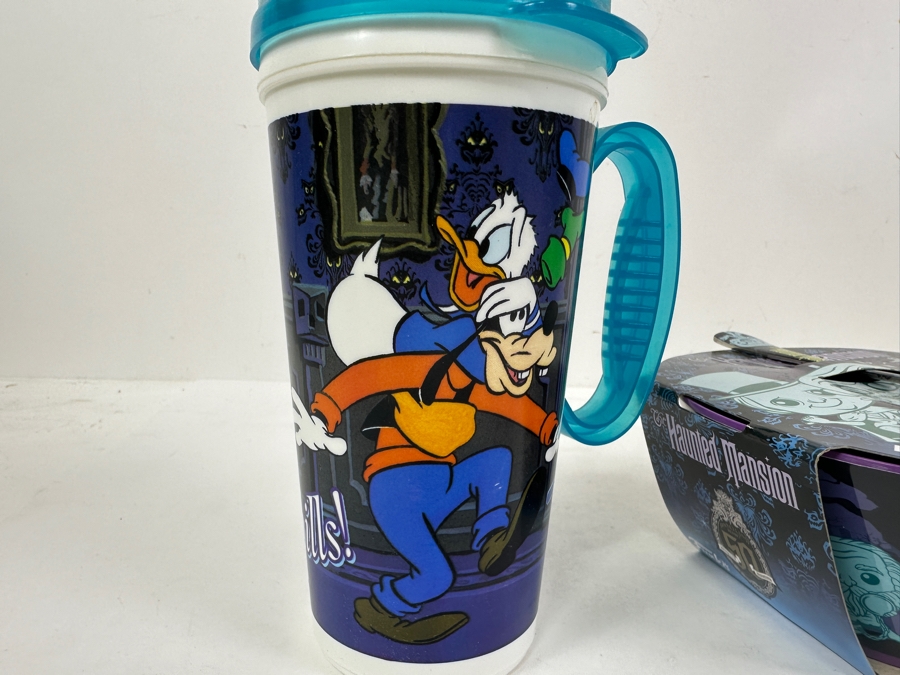 New Disney The Haunted Mansion Bowl & Spoon Set By Funko & Pair Of Disney The Haunted Mansion Drink Cups [Photo 12]