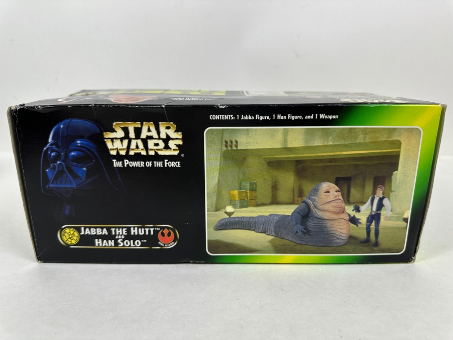 Vintage 1997 New Kenner Star Wars Jabba The Hutt And Han Solo [Photo 3]