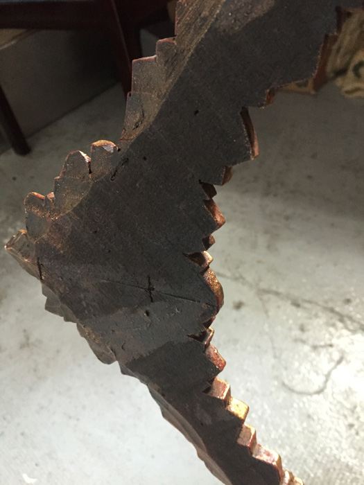 Large Beautifully Ornate Gilded Wooden Mirror [Photo 5]