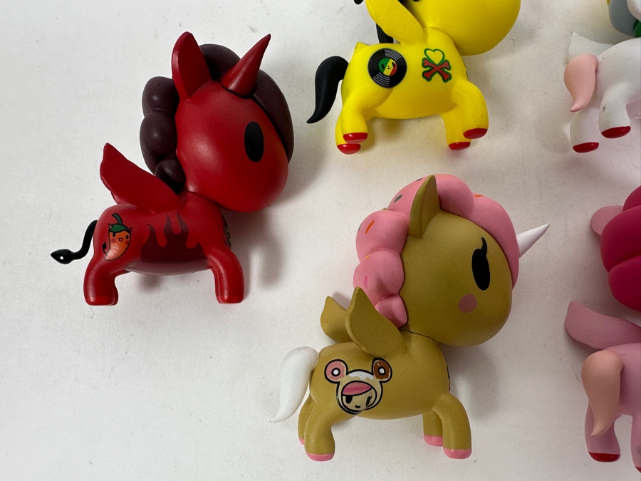 (8) Tokidoki Unicorno Vinyl Figurines 2.5'H [Photo 6]