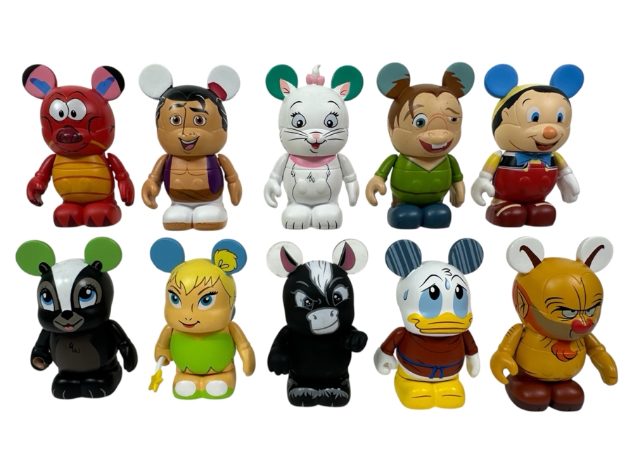 (10) Vinylmation Animation Series 1 & 2 Disney Vinyl Miniature Figurines 3'H [Photo 1]