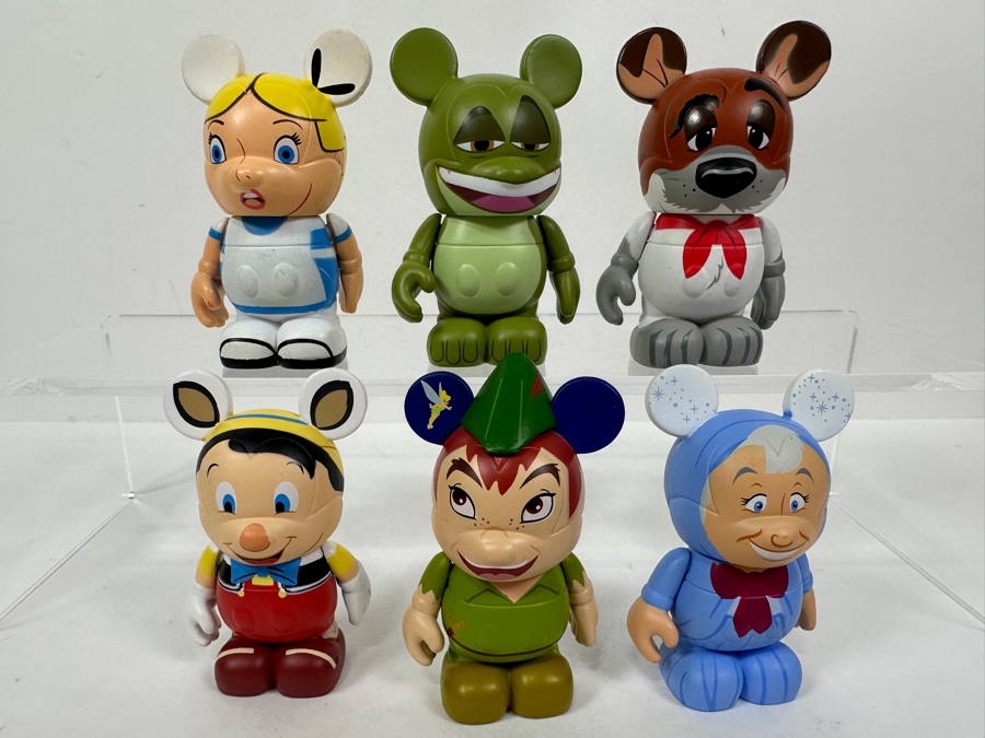 (6) Vinylmation Animation Series 1 Disney Vinyl Miniature Figurines 3'H [Photo 2]