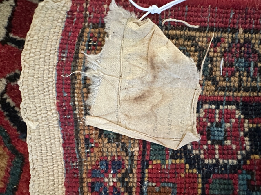 Antique Sarouk Hand Woven Wool Area Rug 4' X 6' Estimate $700 [Photo 7]