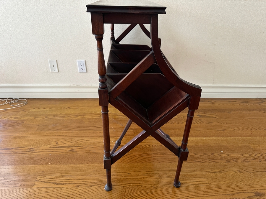 Stunning Mahogany Book Trough 36.5W X 15D X 33.5H [Photo 6]