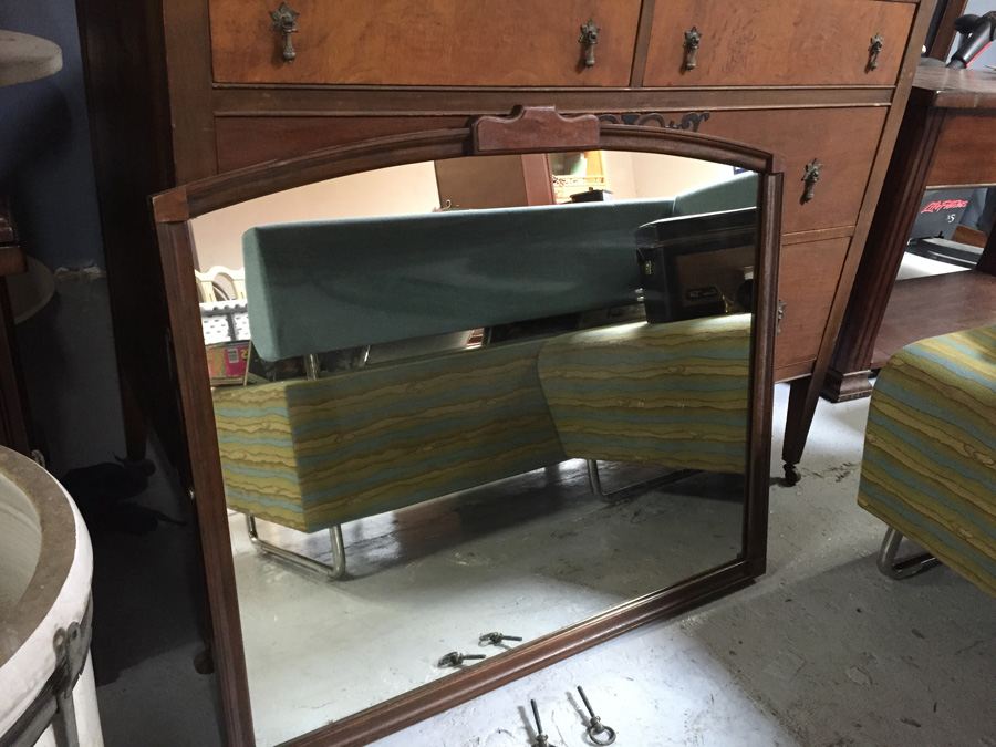 Vintage Dresser on Casters With Mirror [Photo 20]