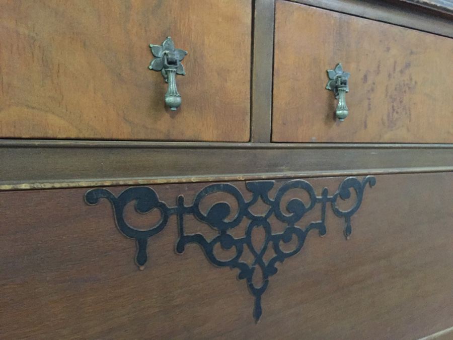 Vintage Dresser on Casters With Mirror [Photo 7]