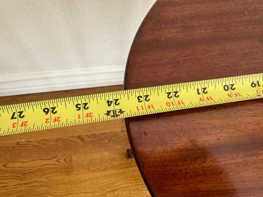 Vintage Gateleg Oval Folding Table 24W X 17D X 24.5H [Photo 9]