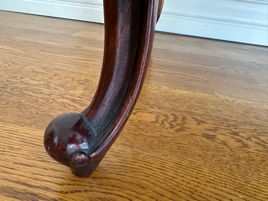 Vintage Hand Carved Mahogany Coffee Table 47W X 23D X 18H [Photo 12]