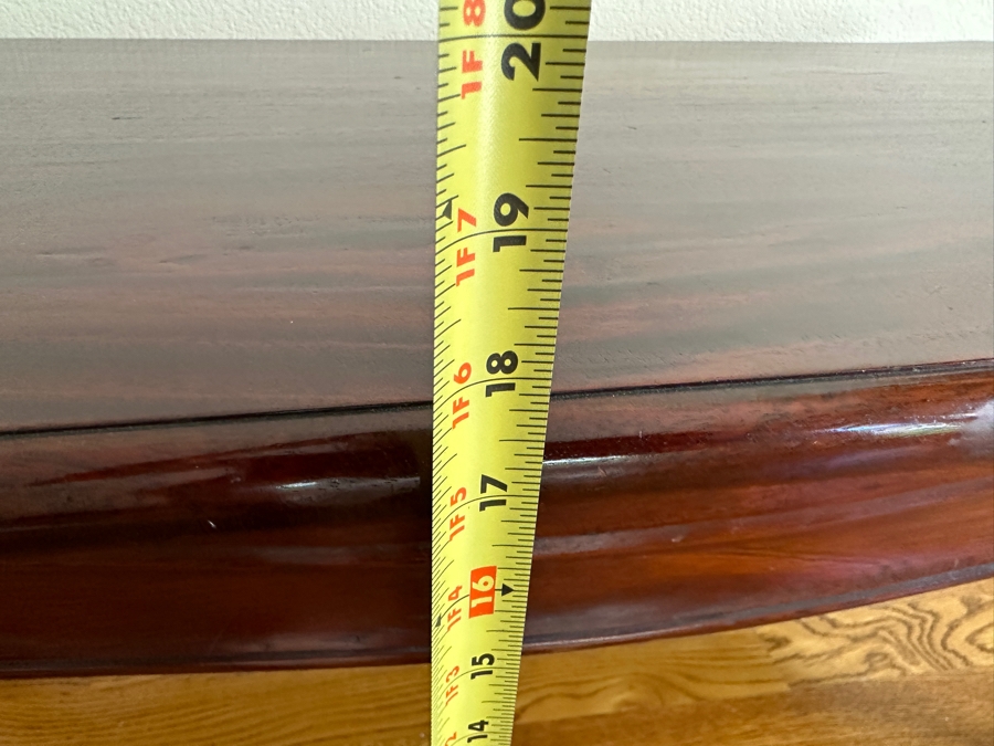 Vintage Hand Carved Mahogany Coffee Table 47W X 23D X 18H [Photo 10]