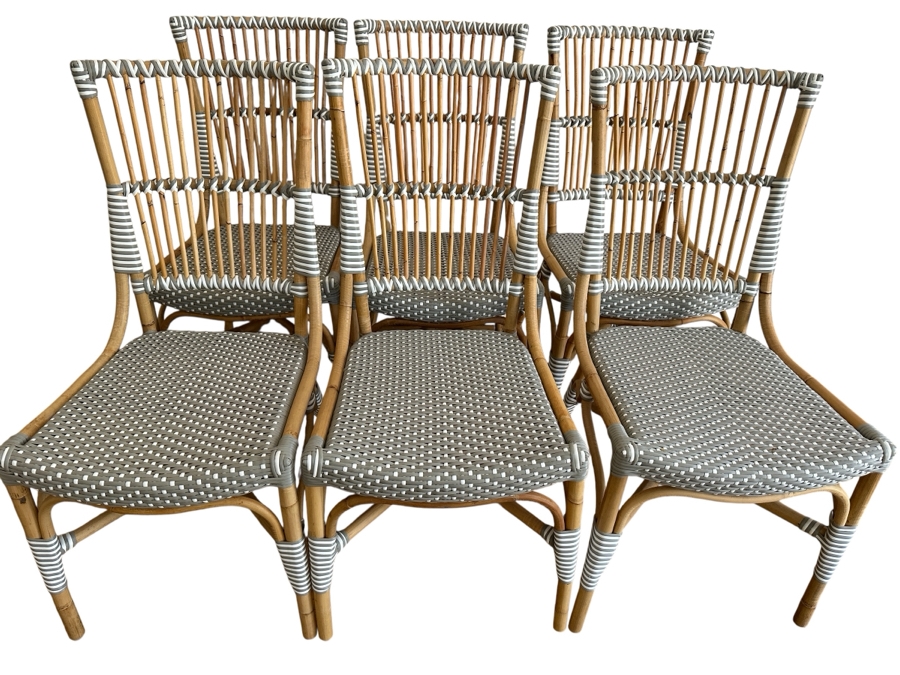 (6) Sika Design Monique Bistro Side Chairs Retails $3,150
