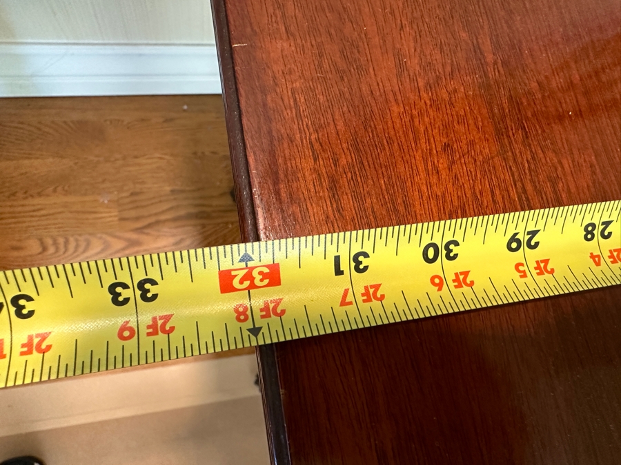 Vintage Mahogany Gaming Table Made By Imperial In Grand Rapids, MI 32W X 32D (Extended) X 29H [Photo 11]