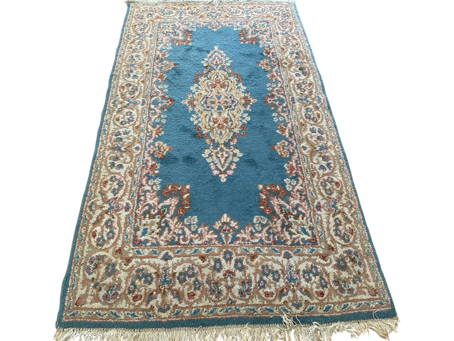 Hand Knotted Wool Persian Area Rug 48 X 87
