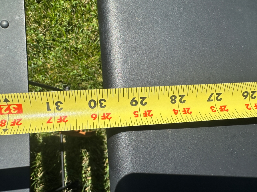 French Outdoor Metal Kid's Rectangular Bistro Garden Table 30W X 22D X 18H With Four Chairs By Fermob [Photo 5]