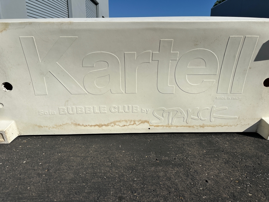 Kartell Sofa Bubble Club By Philippe Starck Made In Italy Made Of Polyethylene Industrial Sofa 73W X 28D X 30H Retails $1,695 [Photo 7]